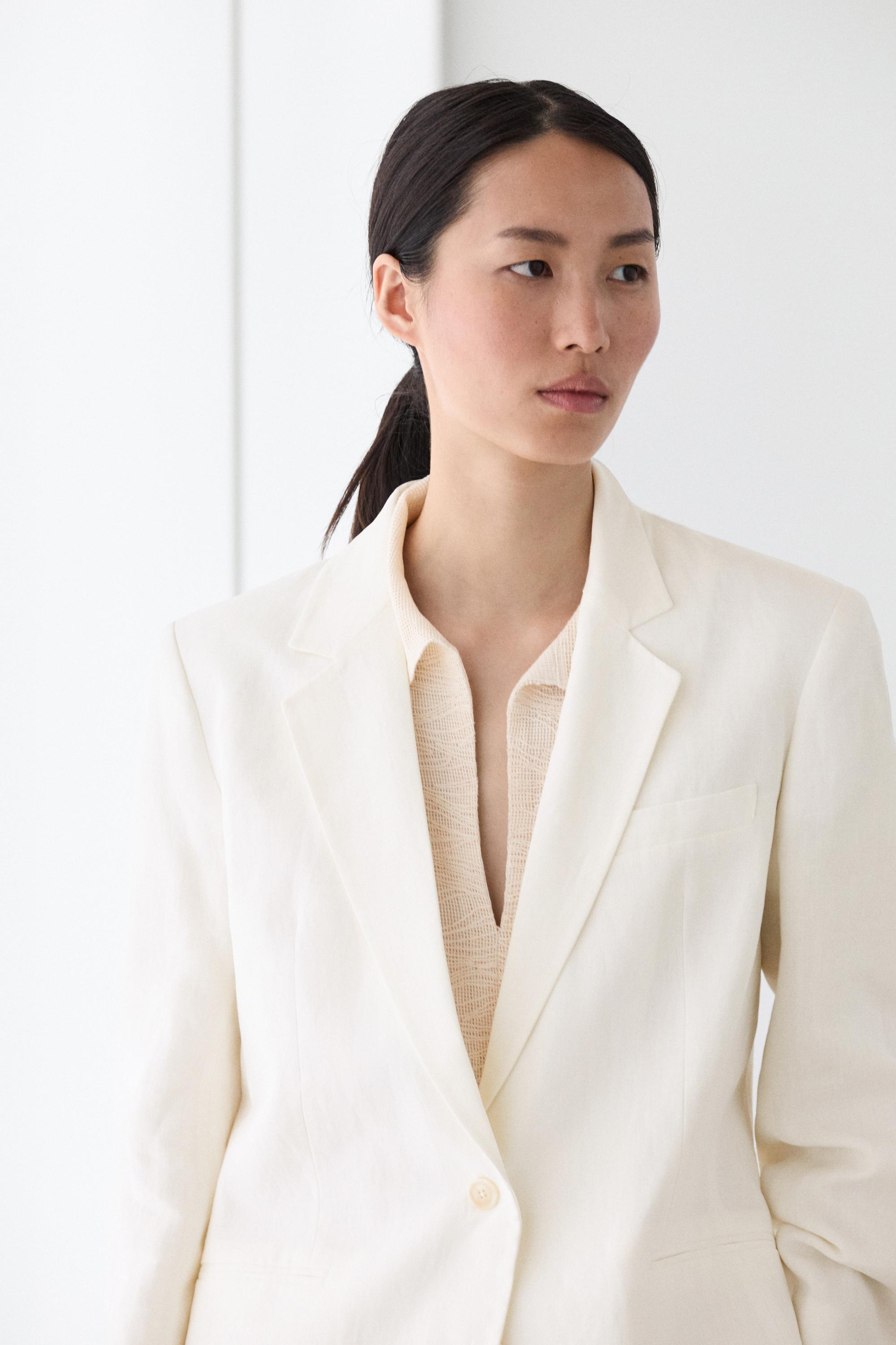 Veste oversize 100 % lin